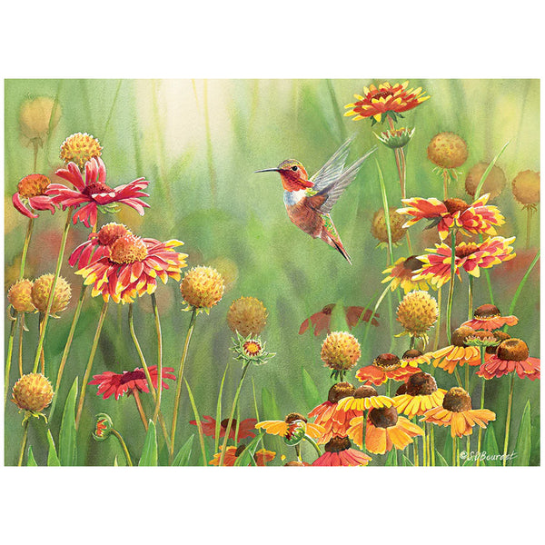 Cobble Hill 500pc Puzzle - Rufous Hummingbird