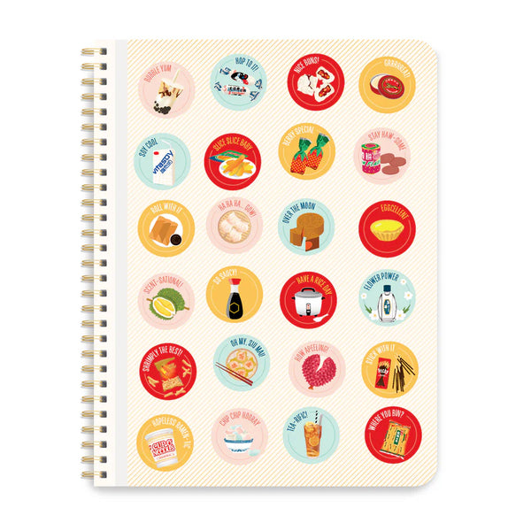 I'll Know It When I See It Ruled Notebook - "Scratch 'n Sniff" Asian Foods