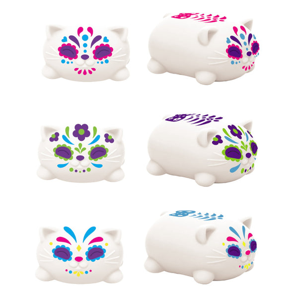 Schylling NeeDoh Sugar Skull Cat, Assorted
