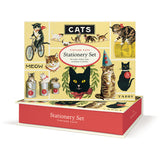 Cavallini Stationery Set - Vintage Cats