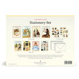 Cavallini Stationery Set - Vintage Cats