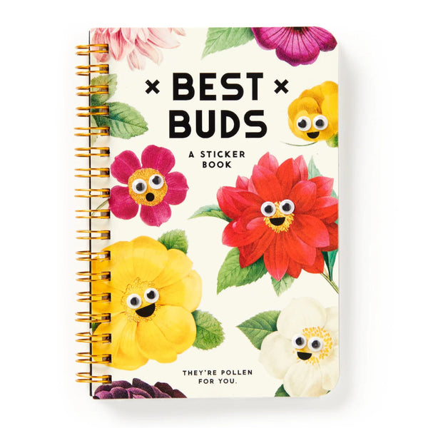Brass Monkey Sticker Book - Best Buds Googly Flowers