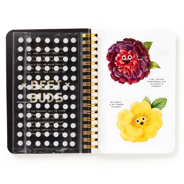 Brass Monkey Sticker Book - Best Buds Googly Flowers