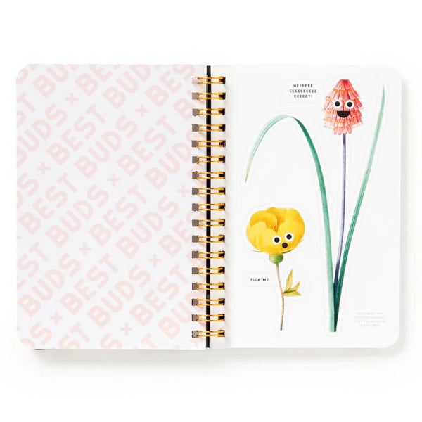 Brass Monkey Sticker Book - Best Buds Googly Flowers