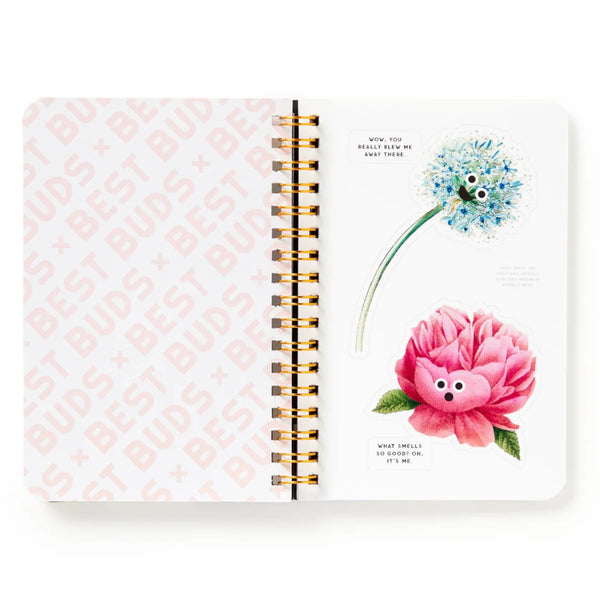 Brass Monkey Sticker Book - Best Buds Googly Flowers