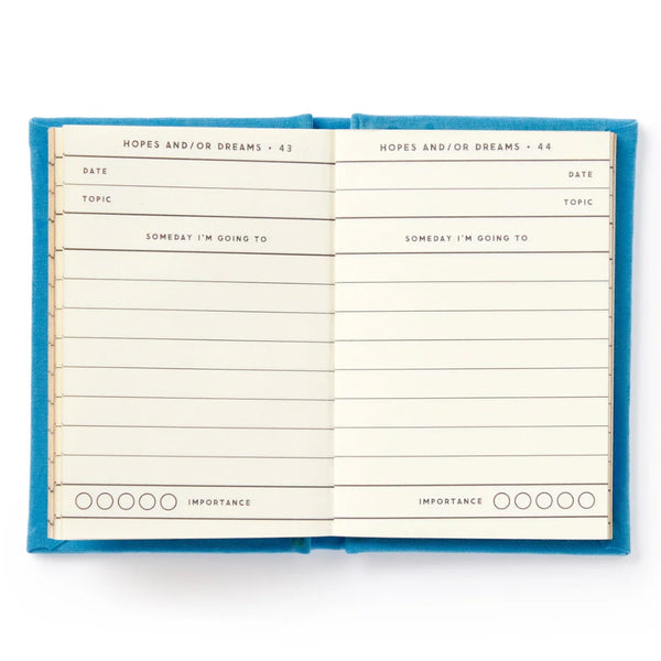 Brass Monkey Mini Diary - Tiny Hopes and Dreams