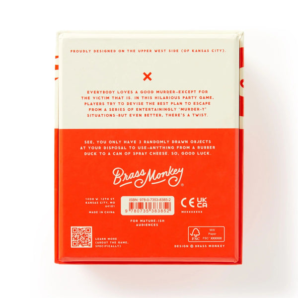 Brass Monkey Party Game - Not Today, Murder