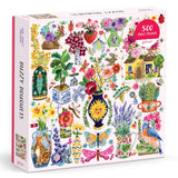 Galison 500pc Puzzle - Buzzy Bouquets