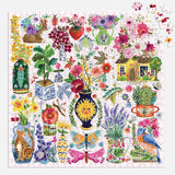 Galison 500pc Puzzle - Buzzy Bouquets