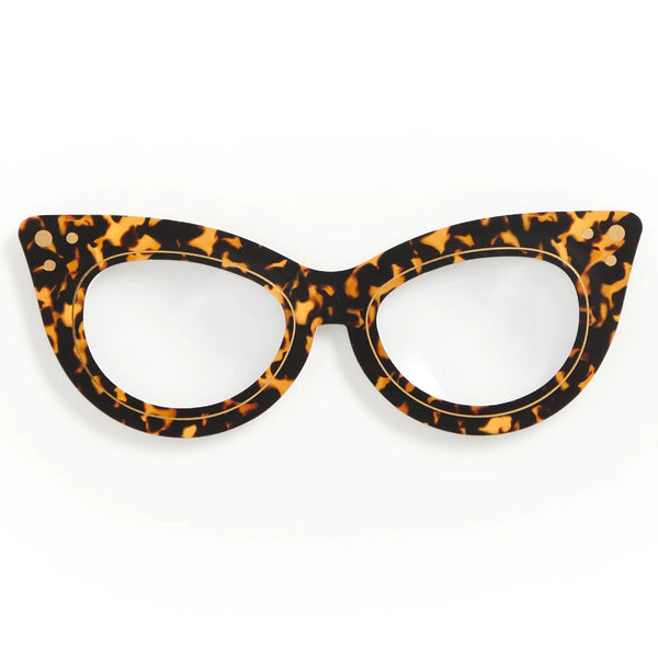 Galison Bookish Magnifying Bookmark - Cat Eye Readers