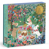 Galison 500pc Foil Puzzle - Spring Tea Party