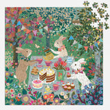 Galison 500pc Foil Puzzle - Spring Tea Party