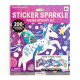 Mudpuppy Sticker Sparkle Poster Activity Kit - Unicorn Magic