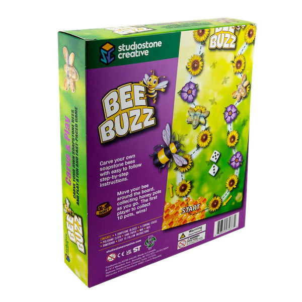 Studiostone Creative Soapstone Bee Buzz Carve & Play Game Kit