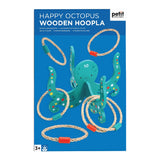 Petit Collage Happy Octopus Wooden Hoopla Ring Toss Game