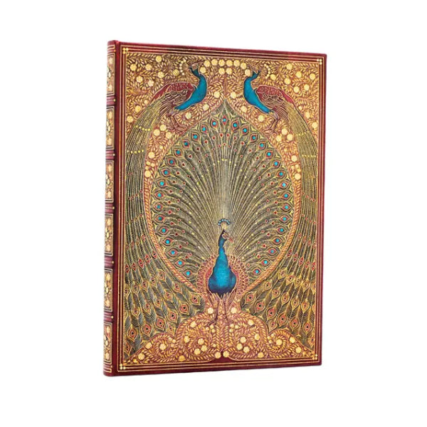 Paperblanks Lined Journal, Midi - Hafiz’s Peacocks