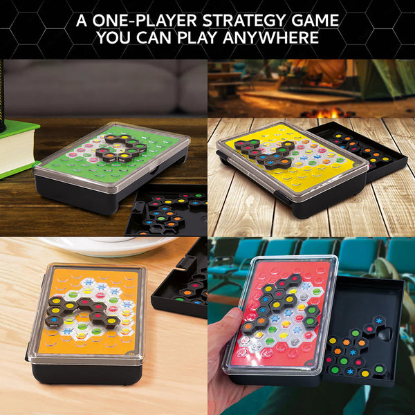 Thames & Kosmos Puzzle Game - Ingenious: Single-Player Travel Edition