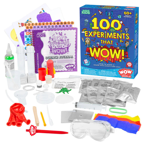 Wow in the World Science Kit - 100 Experiments That WOW!