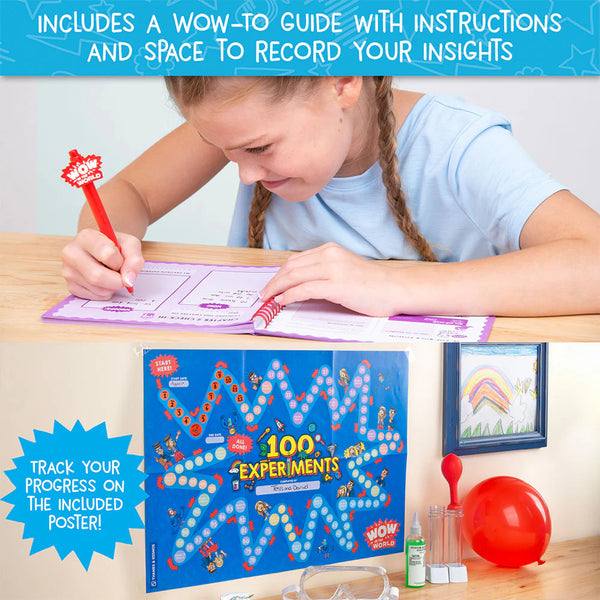 Wow in the World Science Kit - 100 Experiments That WOW!
