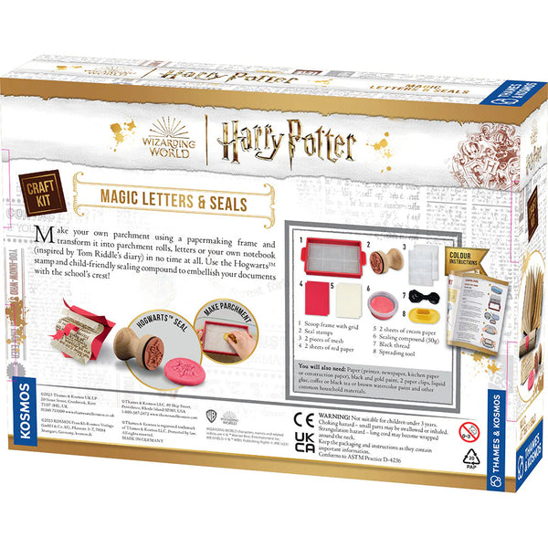 Thames & Kosmos Harry Potter: Magic Letters & Seals Craft Kit