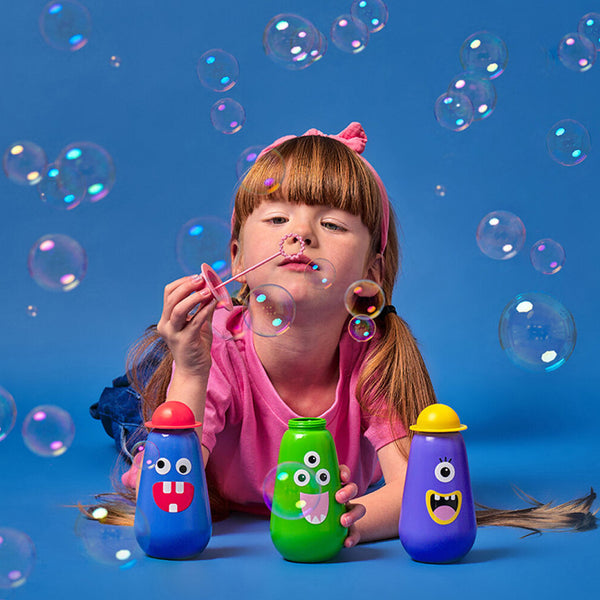Kikkerland Kidoki Monster Bubbles, Assorted
