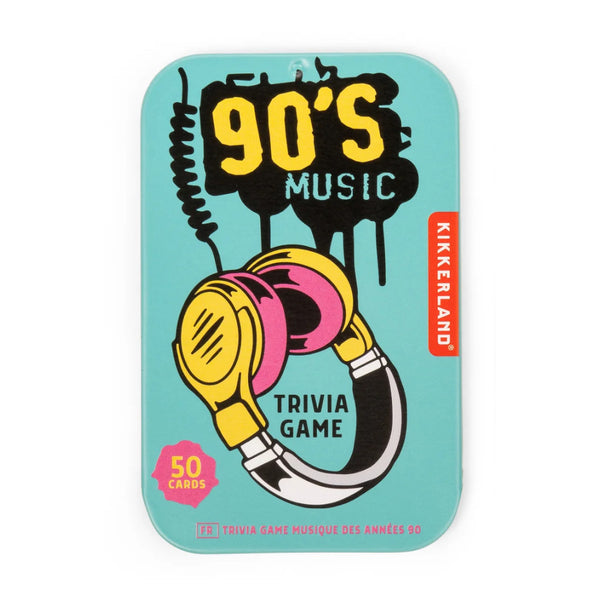 Kikkerland Trivia Game - 90's Music