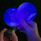 Kikkerland Constellation Swatch Book & UV Flashlight