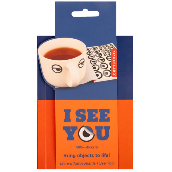 Kikkerland Sticker Book - I See You