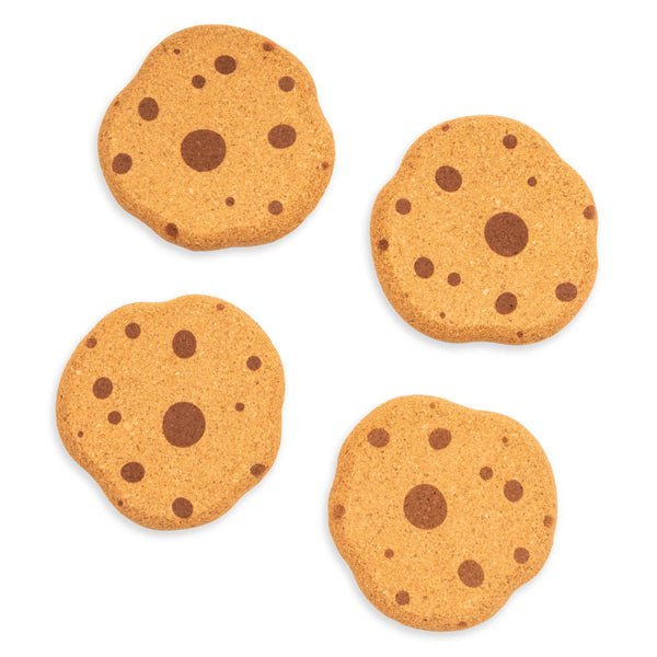 Kikkerland Cork Cookie Coasters Set 4pk