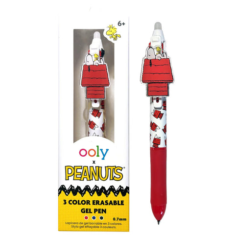 Ooly x Peanuts 3 Colour Erasable Gel Pen