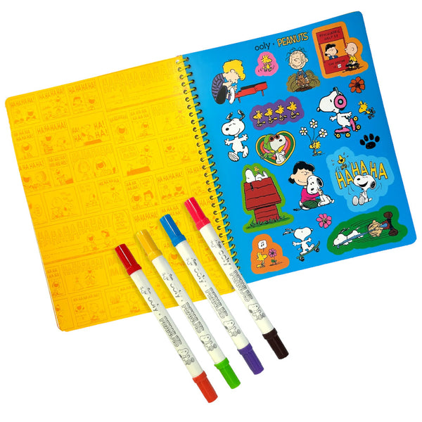 Ooly x Peanuts Activity Travel Kit & Double-Ended Markers