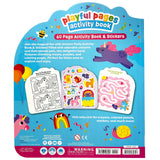 Ooly Playful Pages Activity Book of Games, Colouring & Stickers - Unicorn Party!