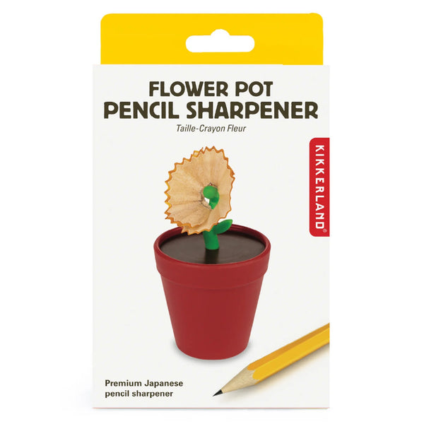 Kikkerland Flower Pot Pencil Sharpener
