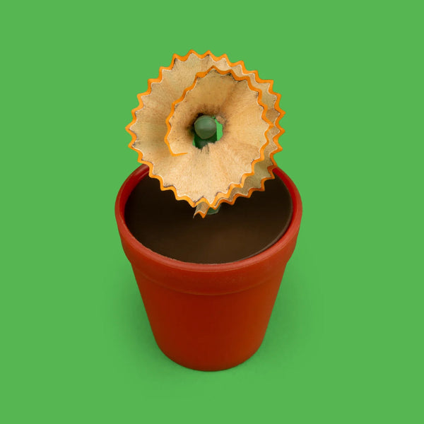 Kikkerland Flower Pot Pencil Sharpener