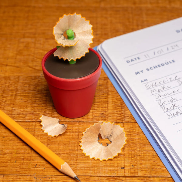 Kikkerland Flower Pot Pencil Sharpener