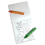 Ooly Carry Along! Colouring Book & Crayon Set - Garden Pals
