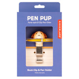Kikkerland Pen Pup Book Clip & Pen Holder