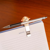 Kikkerland Pen Pup Book Clip & Pen Holder