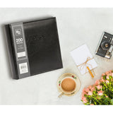 Kiera Grace Photo Album 200 Pockets 4 x 6" - Black