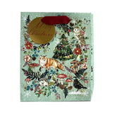Paper Trendz Holiday Gift Bag, Medium - Forest