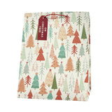 Paper Trendz Holiday Gift Bag, Medium - Multi Tree