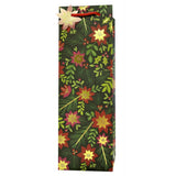 Paper Trendz Holiday Gift Bag, Bottle Sized - Boho Poinsettia