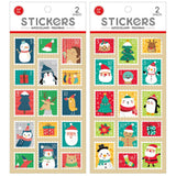 Santa's Secrets Christmas Stamp Stickers, Assorted