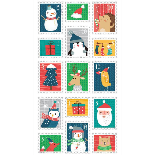 Santa's Secrets Christmas Stamp Stickers, Assorted