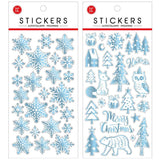 Santa's Secrets Holiday Epoxy Stickers, Assorted