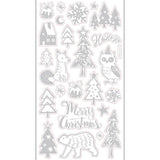 Santa's Secrets Holiday Epoxy Stickers, Assorted
