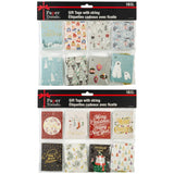 Paper Trendz Holiday Folded Gift Tags 16pk Assorted