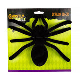 Ghostly Ghouls Large Flocked Spider 7.5"