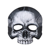 Party Gear Skull Half Mask, Grey