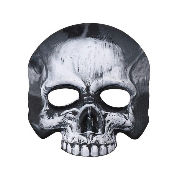 Party Gear Skull Half Mask, Grey